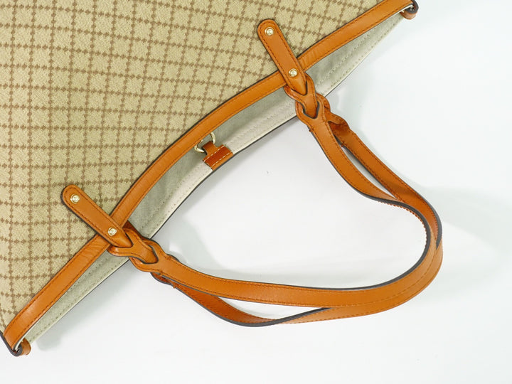 Gucci Craft Tote Diamante Canvas with Leather