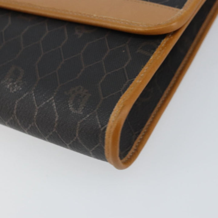 Christian Dior Vintage Honeycomb chain Canvas