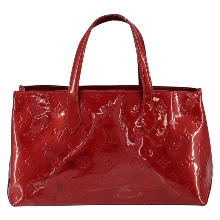 Louis Vuitton Wilshire Handbag Monogram Vernis
