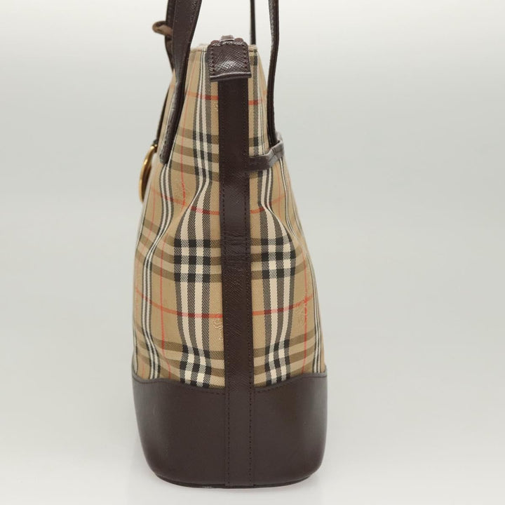 Burberry Nova check Shoulder bag Canvas and Leather