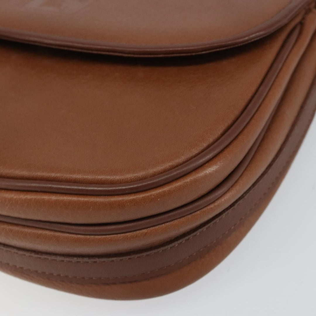 Burberry Vintage Flap Crossbody Bag Leather