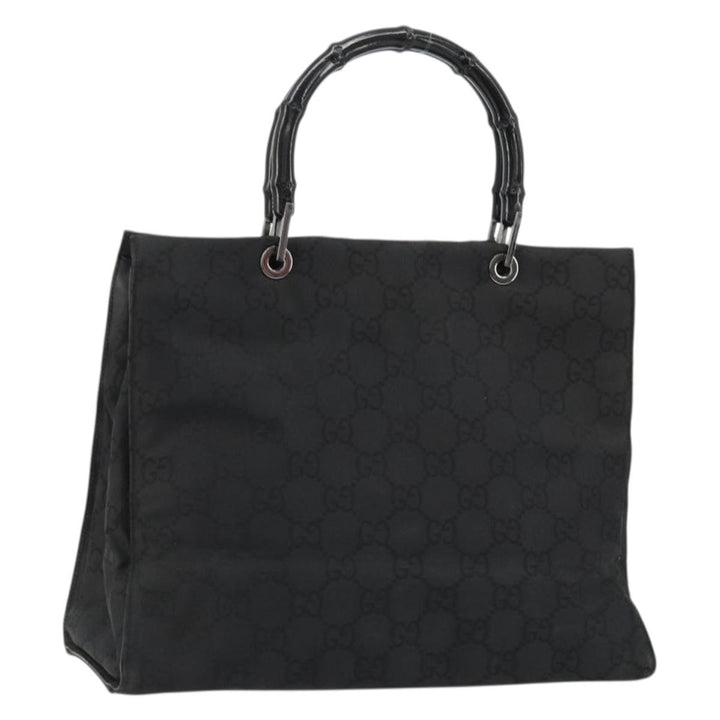 Gucci Vintage Bamboo Handle Tote GG Canvas