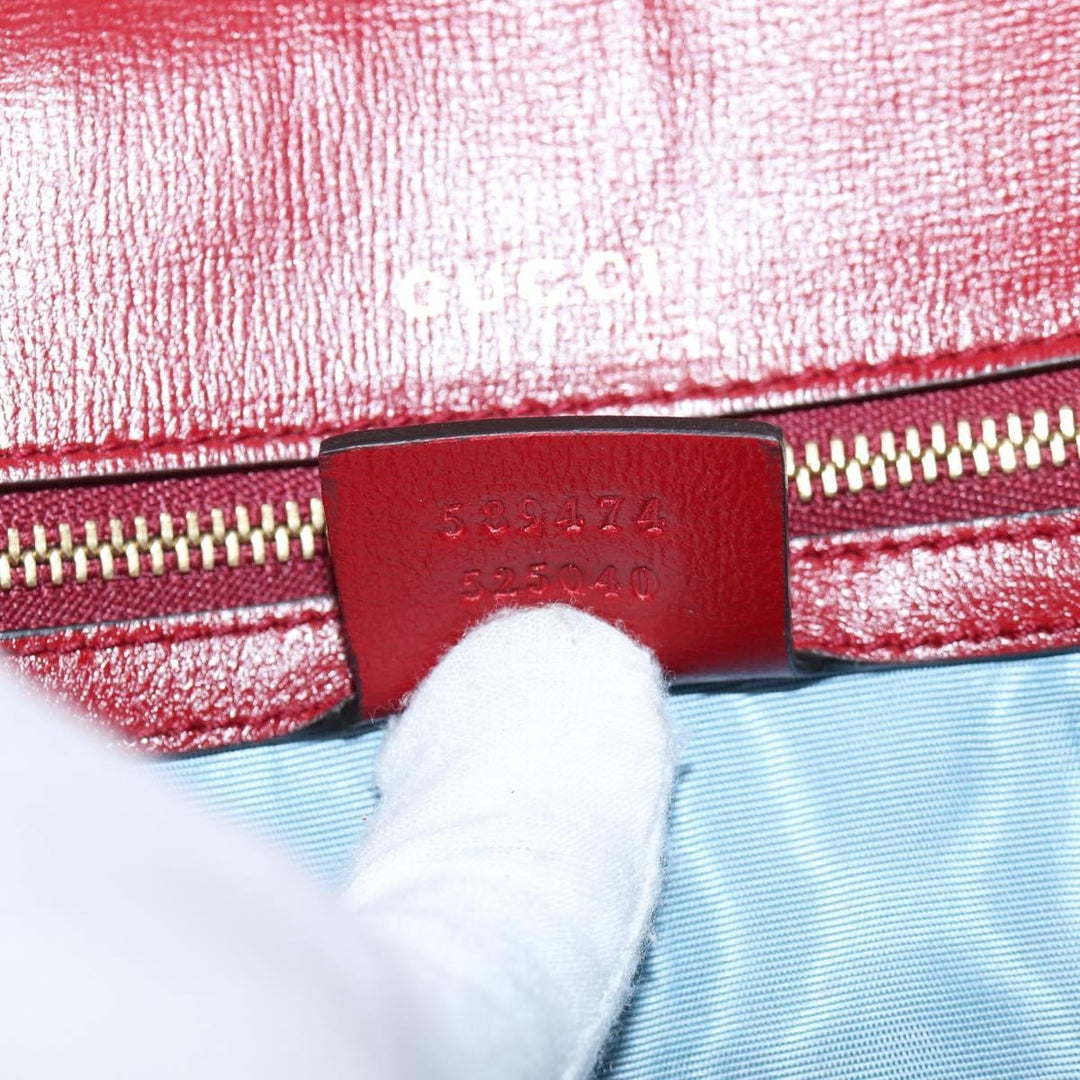 Gucci GG Ring Shoulder Bag Leather