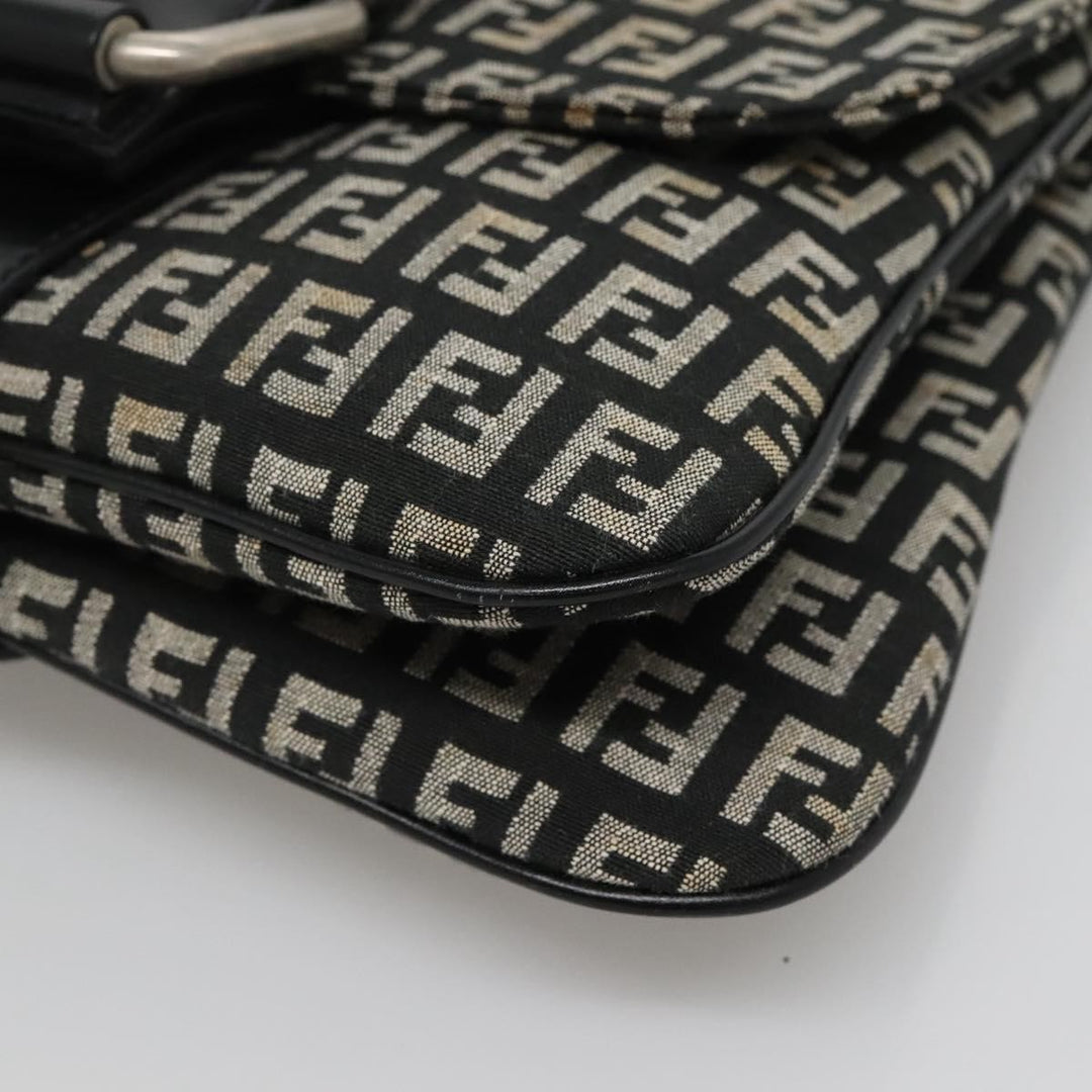 Fendi Buckle Flap Shoulder Bag Zucchino canvas