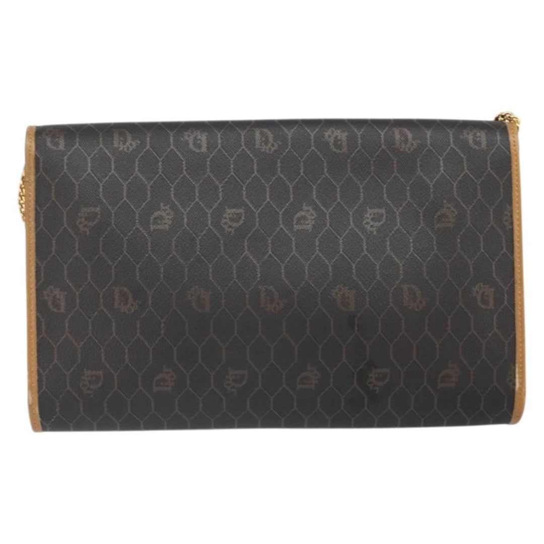 Christian Dior Vintage Honeycomb chain Canvas