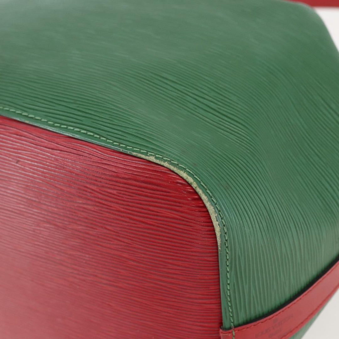 Louis Vuitton Bicolor Petit Noe Handbag Epi Leather