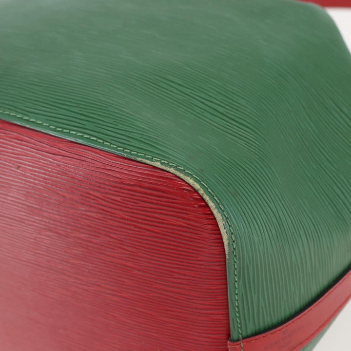 Louis Vuitton Bicolor Petit Noe Handbag Epi Leather