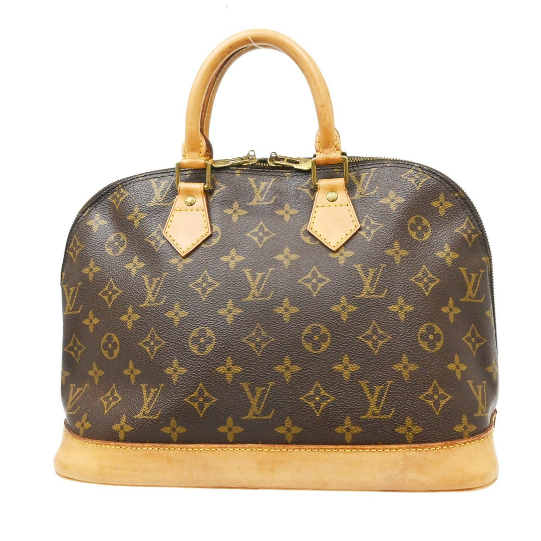 Louis Vuitton Alma Handbag Monogram Canvas