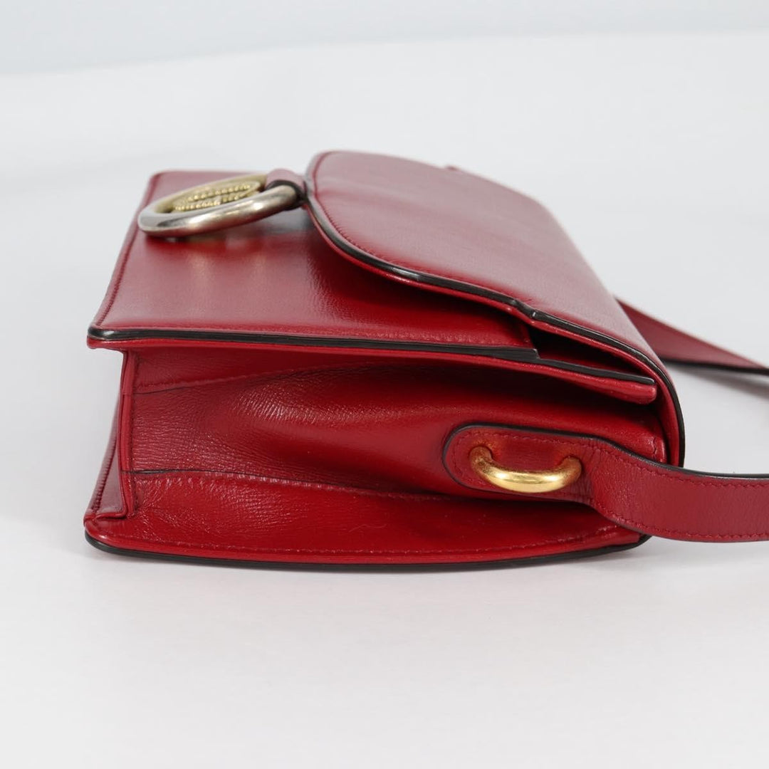 Gucci GG Ring Shoulder Bag Leather