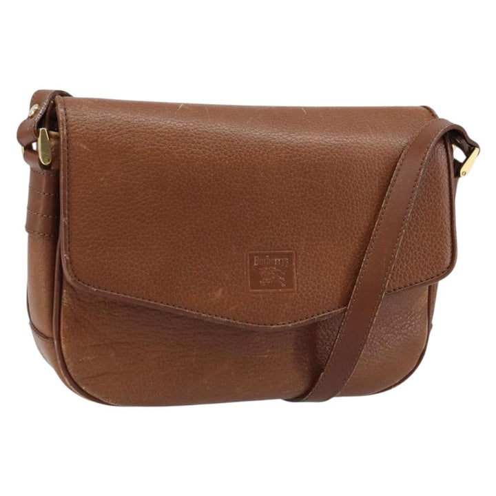 Burberry Flap Shoulder Bag Leather