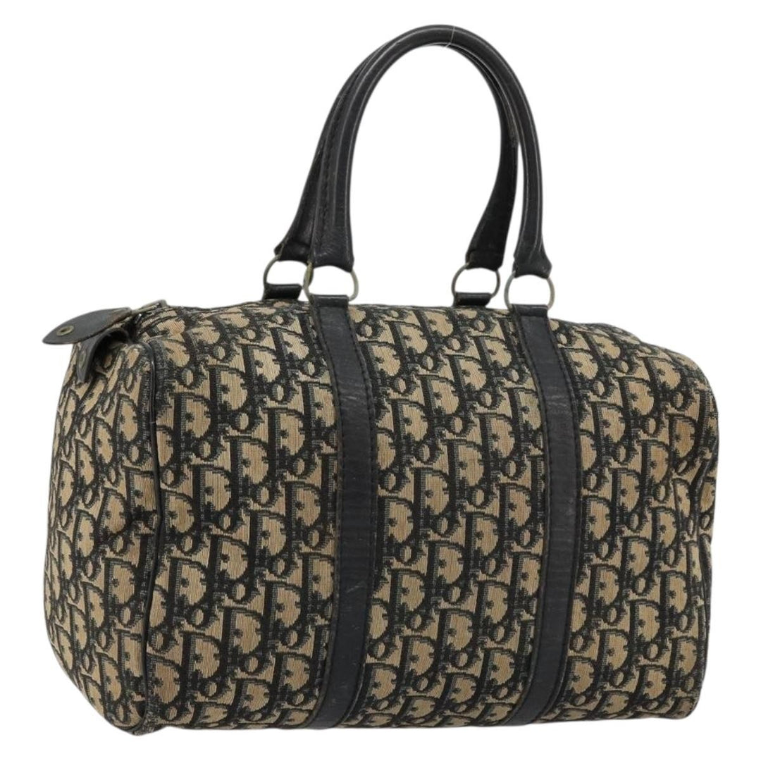 Christian Dior Vintage Trotter Handbag Canvas