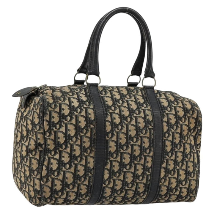 Christian Dior Vintage Trotter Handbag Canvas
