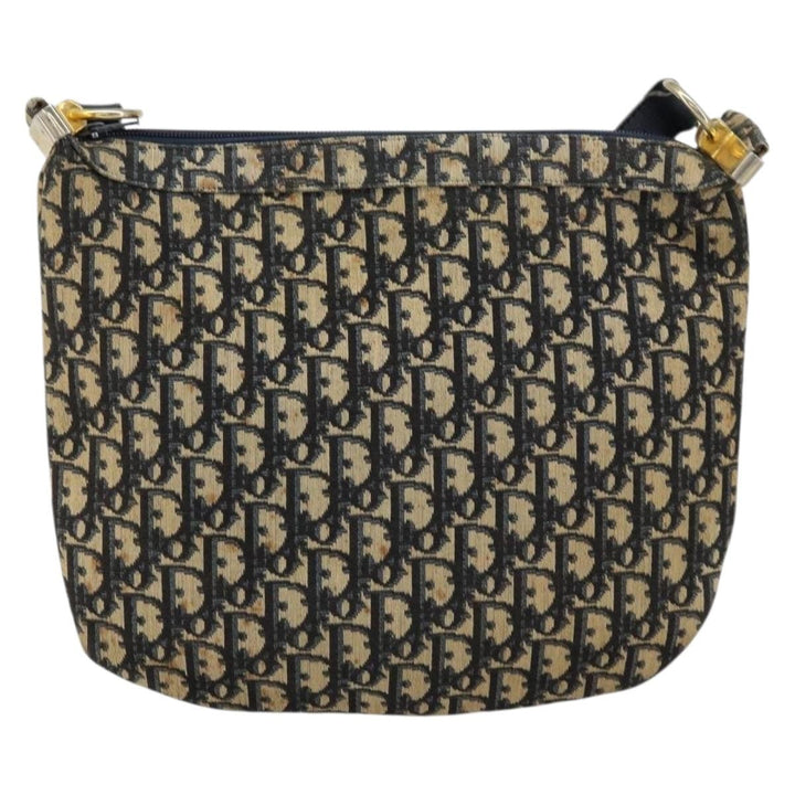 Christian Dior Vintage Trotter Shoulder Bag Canvas
