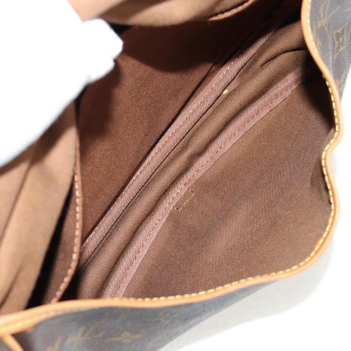 Louis Vuitton Saumur Handbag Monogram Canvas