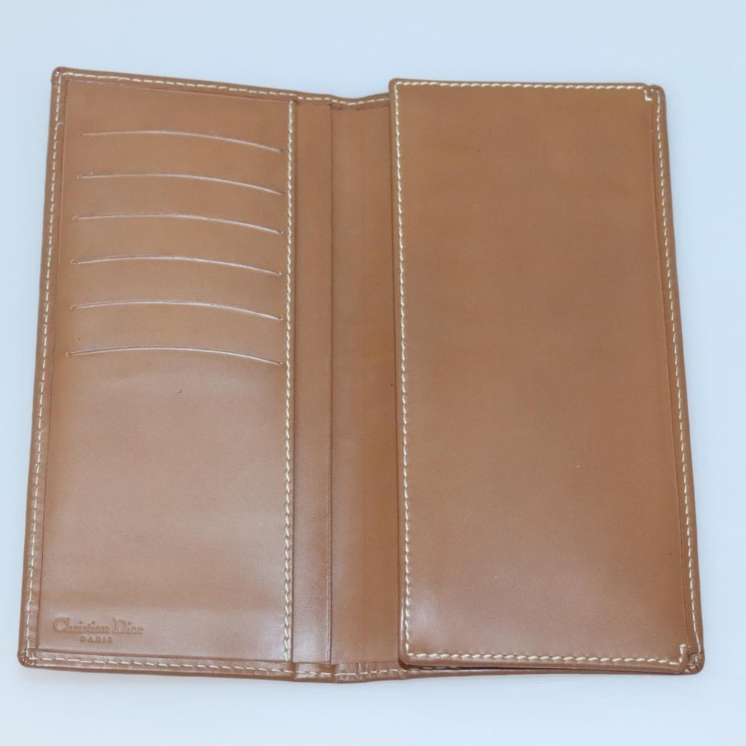 Christian Dior Trotter French Wallet Diorissimo Canvas