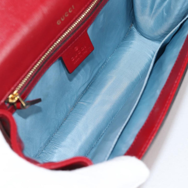 Gucci GG Ring Shoulder Bag Leather
