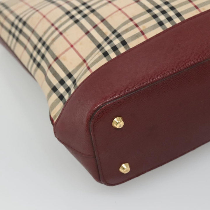 Burberry Nova Check Tote Canvas and Leather