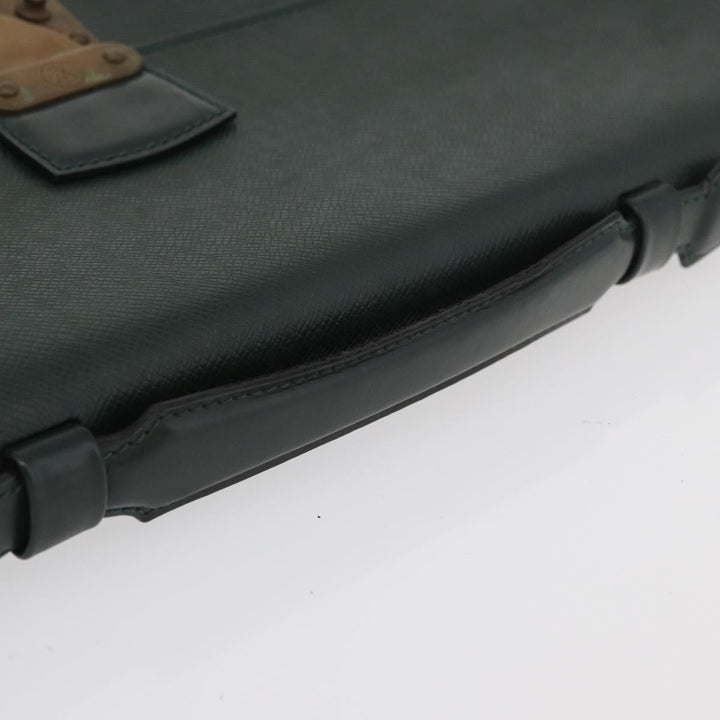 Louis Vuitton Serviette Kourad Briefcase Taiga Leather