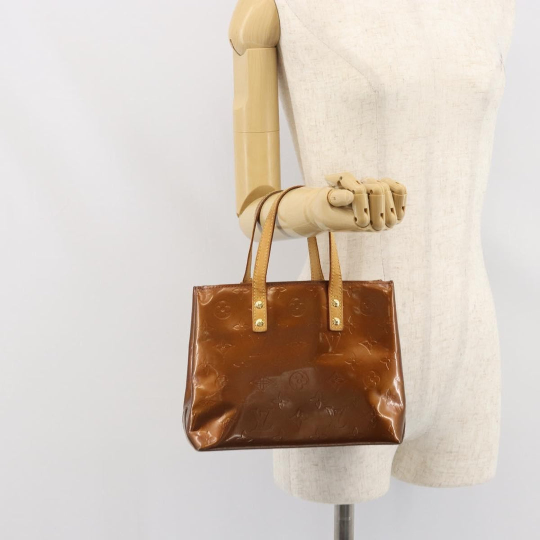 Louis Vuitton Reade Handbag Monogram Vernis