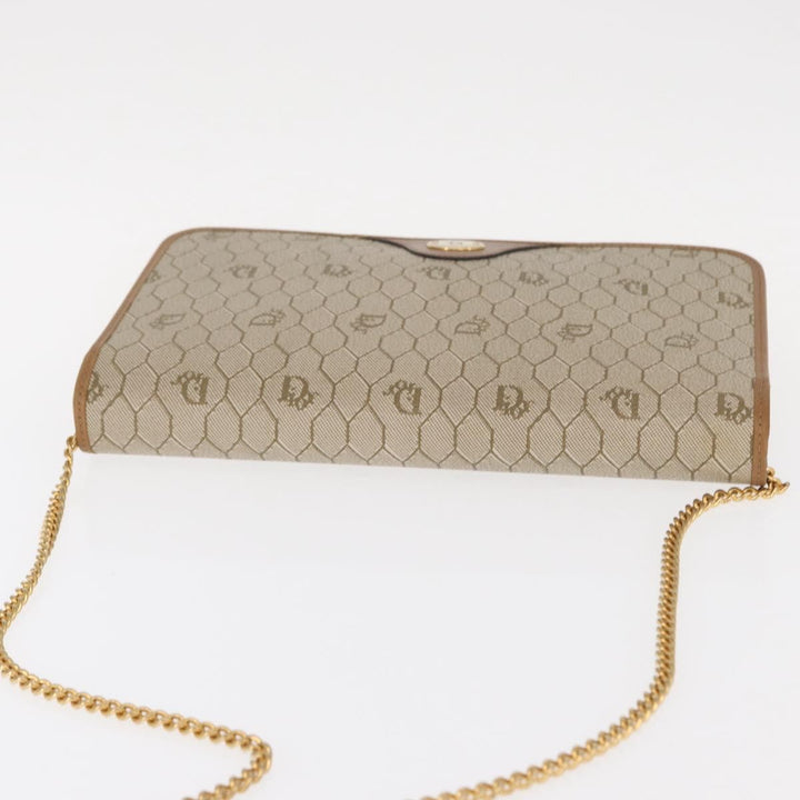 Christian Dior Vintage Honeycomb chain Canvas