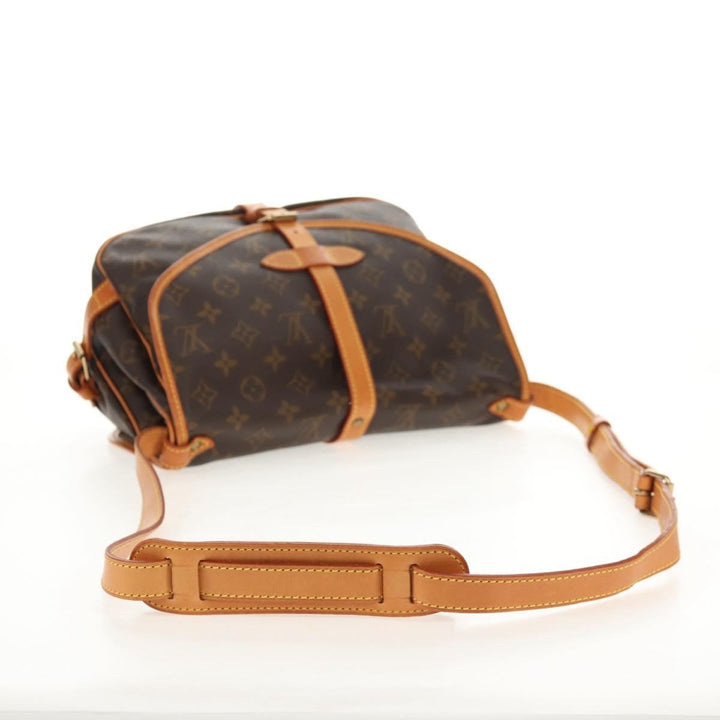 Louis Vuitton Saumur Handbag Monogram Canvas