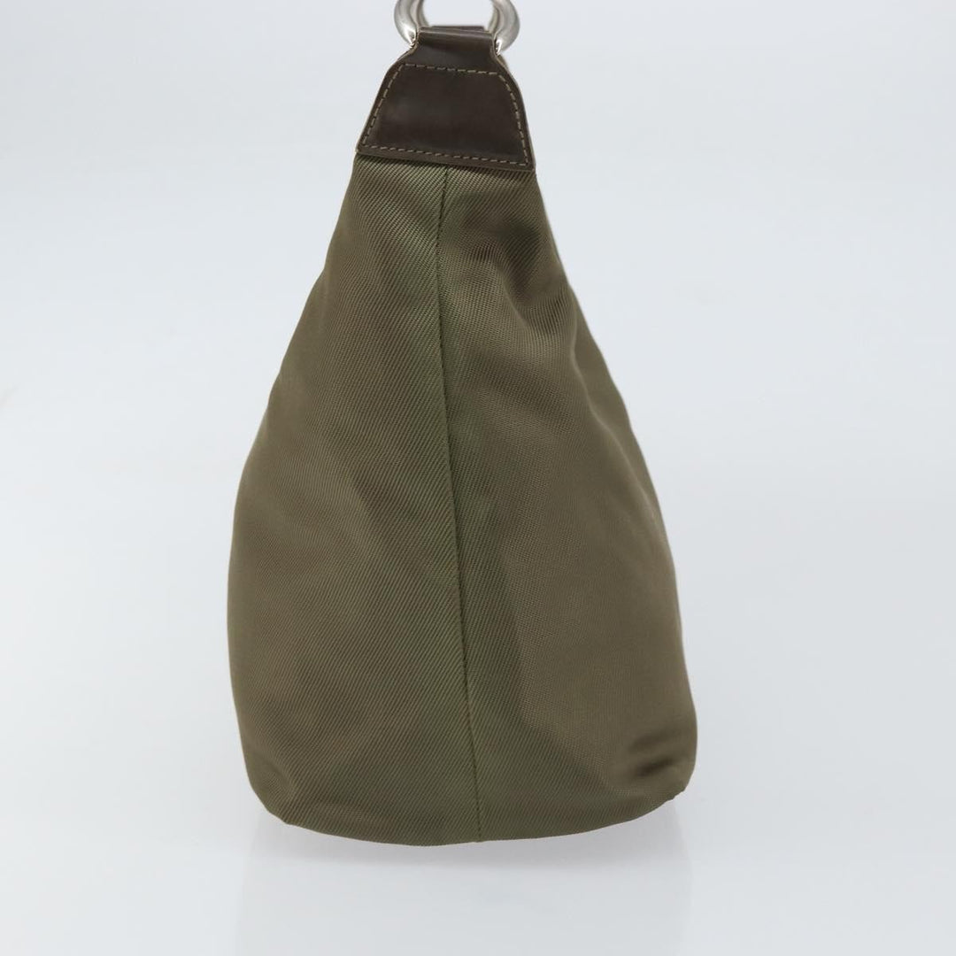 Gucci Vintage Bamboo Shoulder Bag Nylon