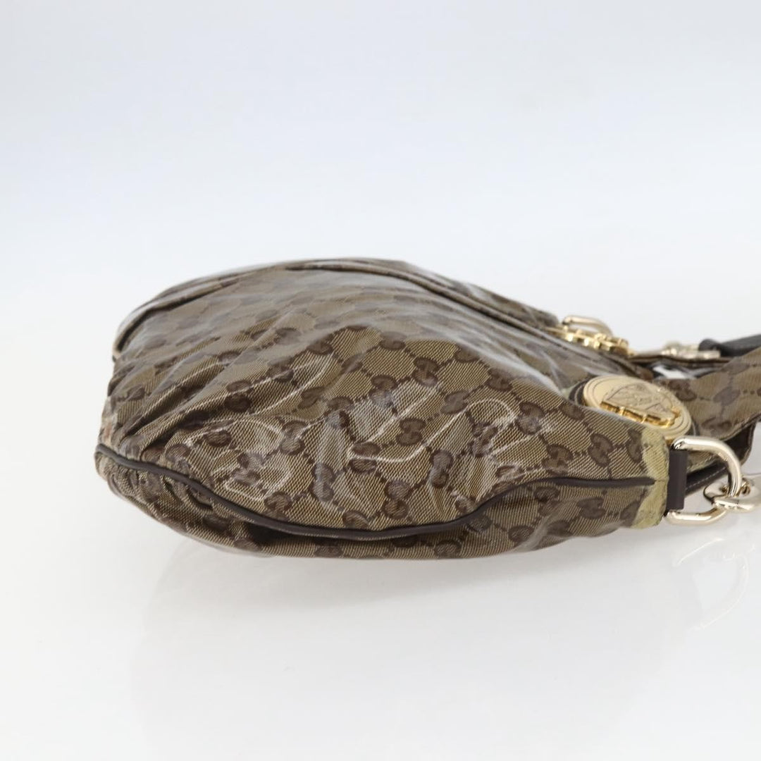 Gucci Hysteria Convertible Top Handle Bag GG Coated Canvas