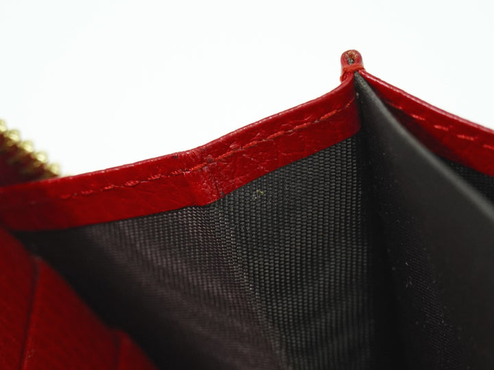 Gucci GG Marmont Zip Around Wallet Leather