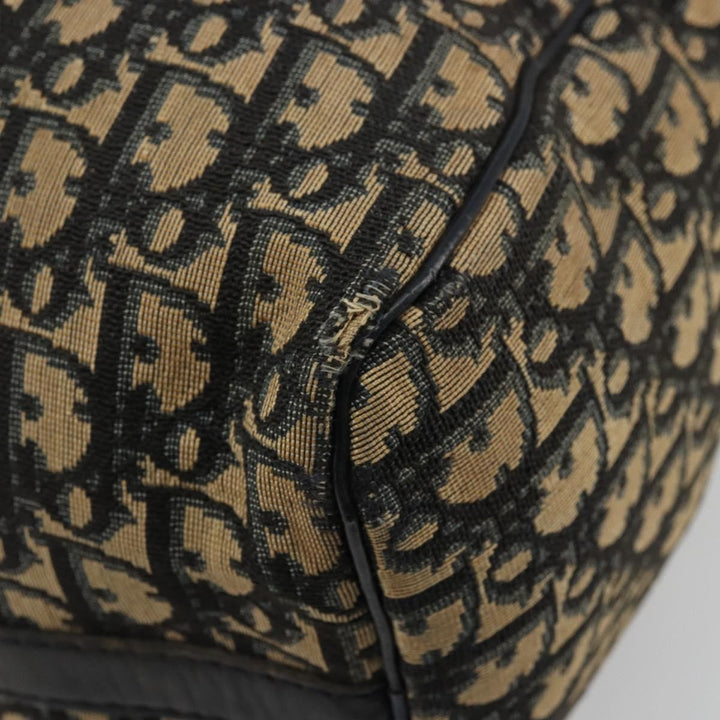 Christian Dior Vintage Trotter Handbag Canvas