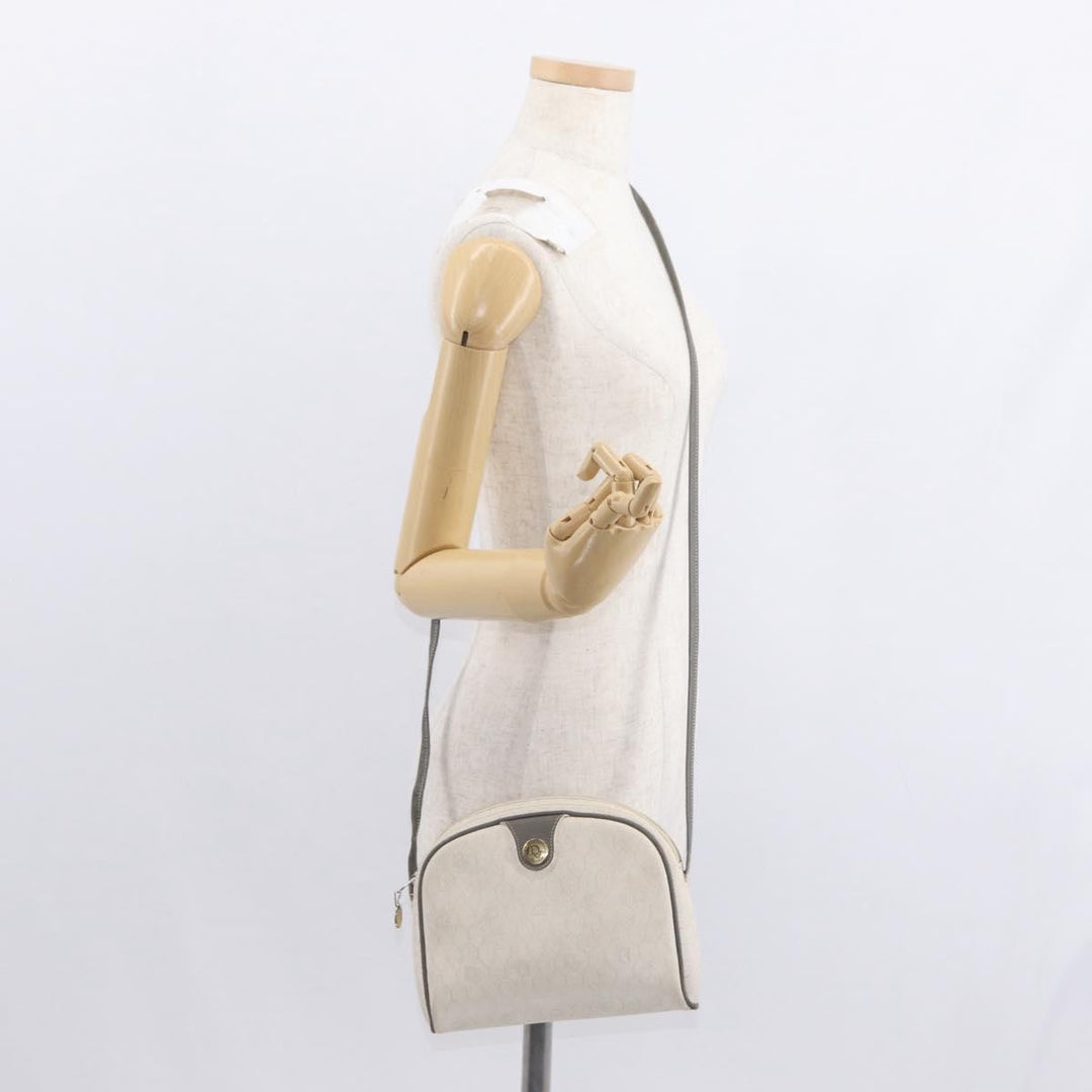 Christian Dior Vintage Honeycomb Shoulder Bag Canvas