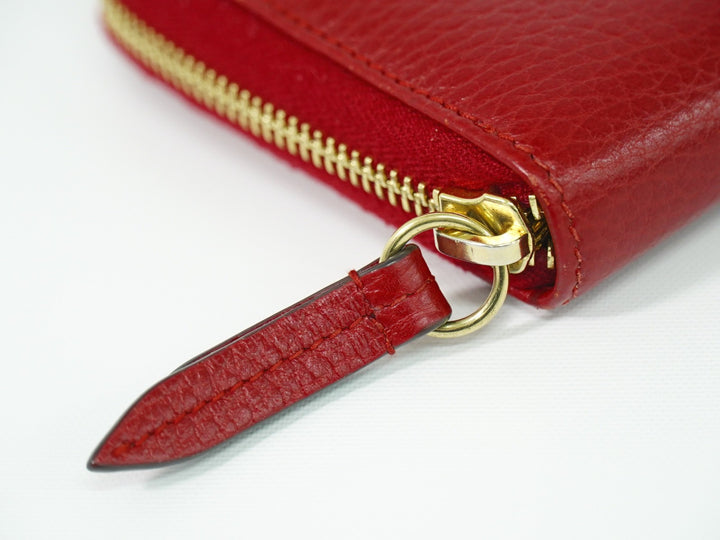 Gucci GG Marmont Zip Around Wallet Leather