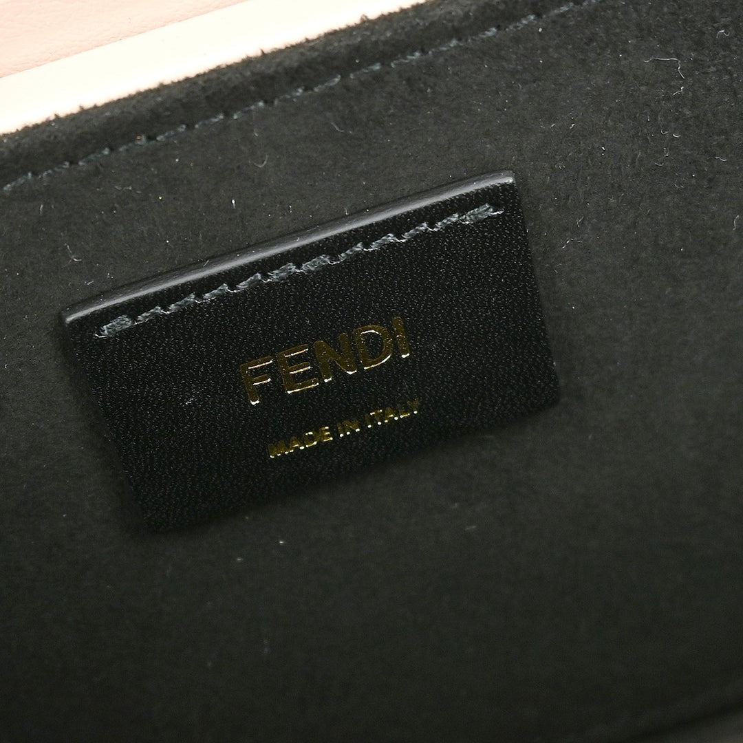 Fendi Logo Horizontal Box Crossbody Bag Leather – Paradigme