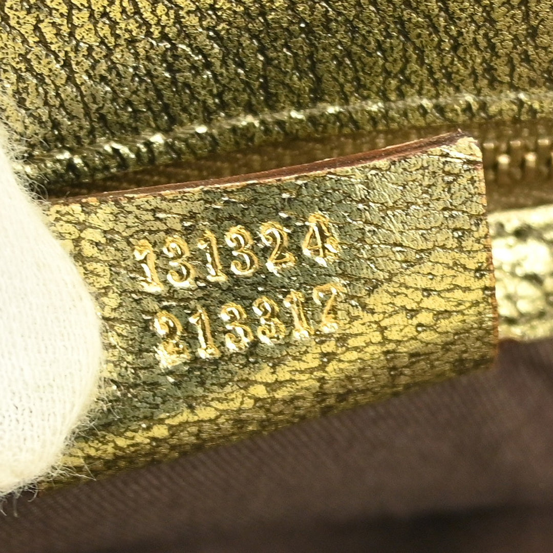 Gucci Belted Bucket Tote GG Canvas with Leather