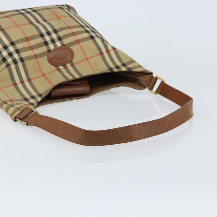 Burberry Nova check Shoulder bag Canvas and Leather