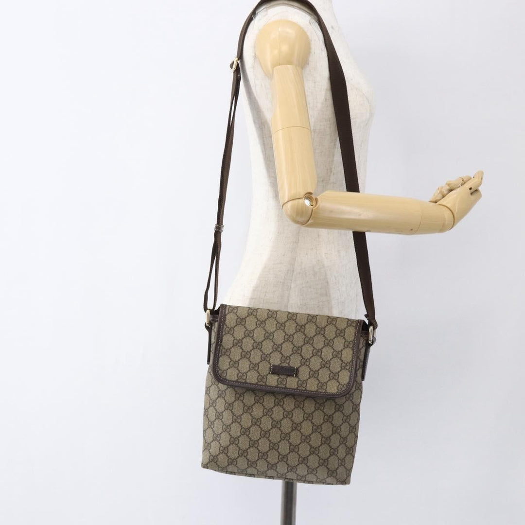 Gucci Flap Messenger GG Coated Canvas