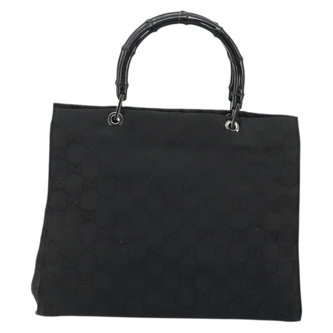 Gucci Vintage Bamboo Handle Tote GG Canvas