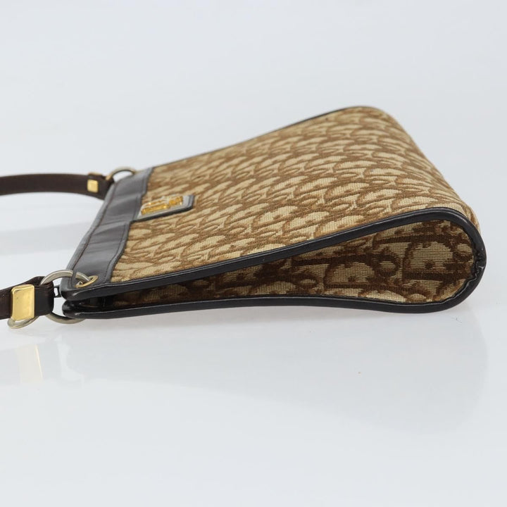 Christian Dior Vintage Trotter Shoulder Bag Canvas