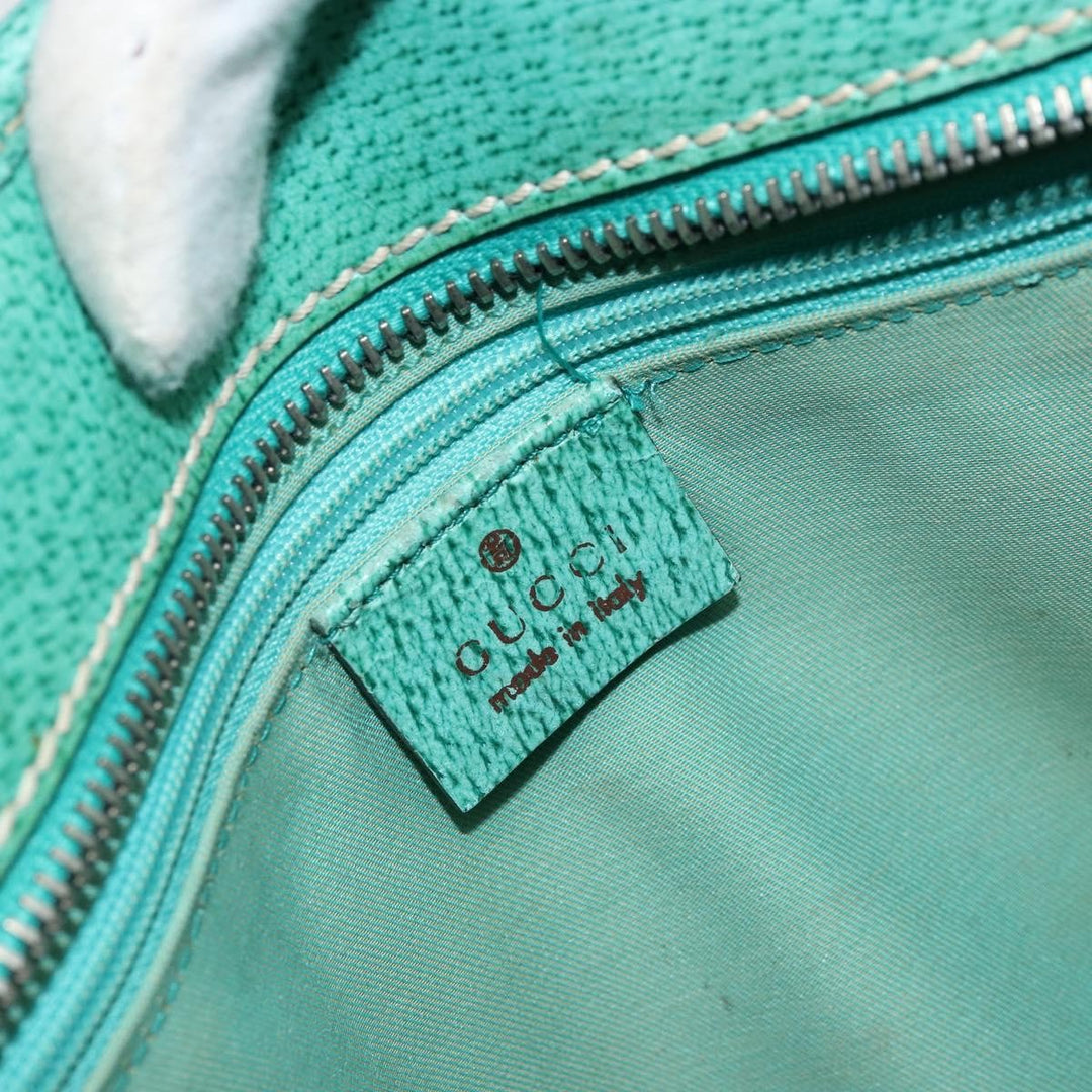 Gucci Vintage Ring Tote GG Canvas with Leather