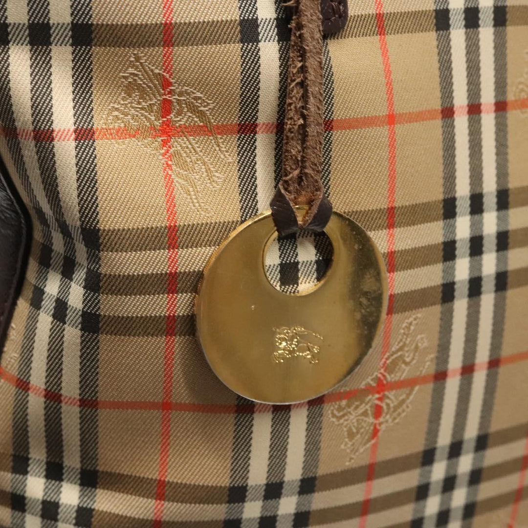 Burberry Nova check Shoulder bag Canvas and Leather