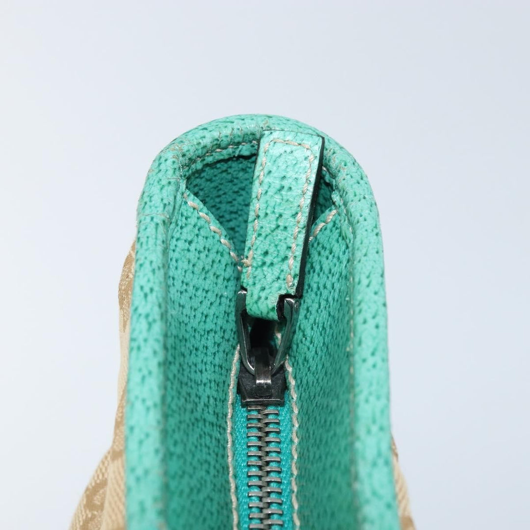 Gucci Vintage Ring Tote GG Canvas with Leather