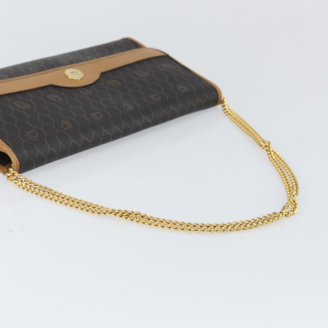 Christian Dior Vintage Honeycomb chain Canvas