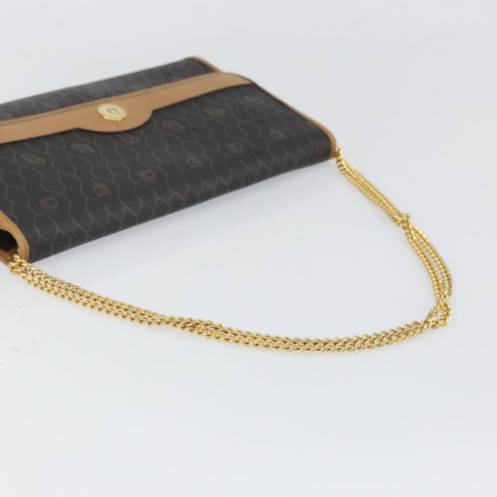 Christian Dior Vintage Honeycomb chain Canvas