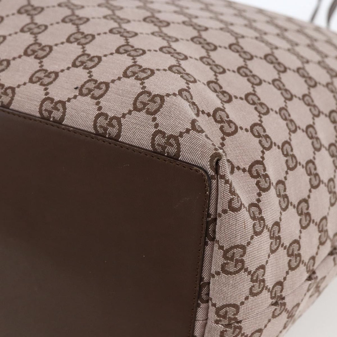 Gucci Vintage Bucket Shopping Tote GG Canvas