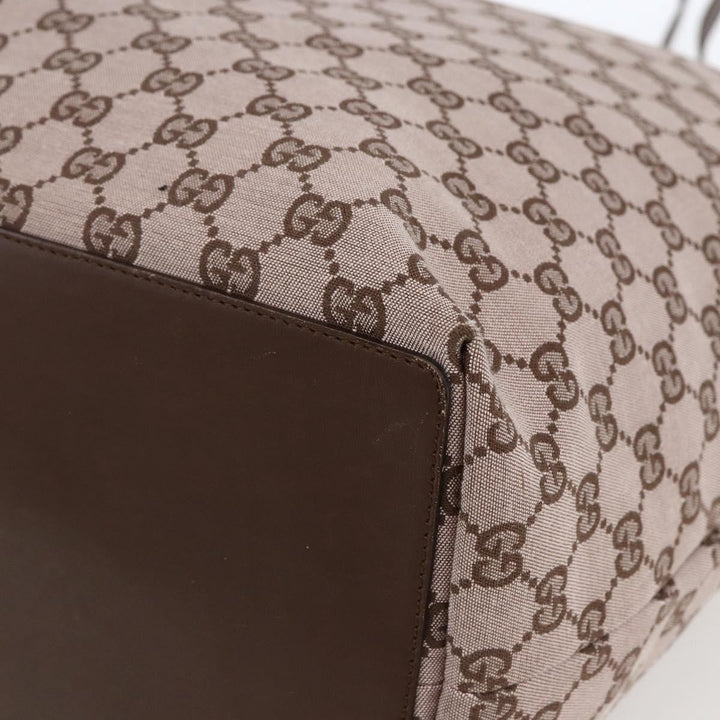 Gucci Vintage Bucket Shopping Tote GG Canvas