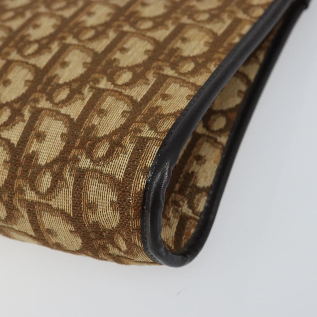 Christian Dior Vintage Trotter Shoulder Bag Canvas