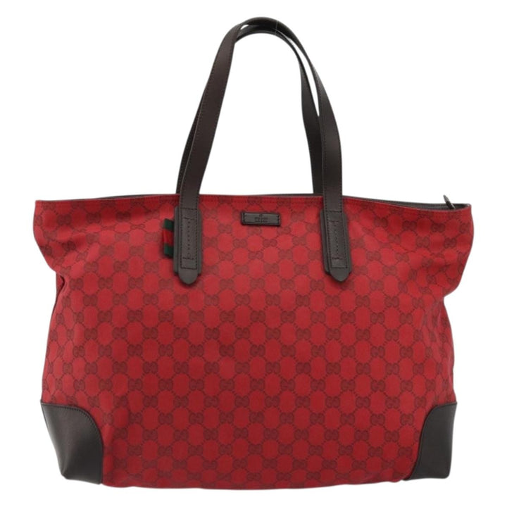 Gucci Original Zip Tote GG Canvas with Leather