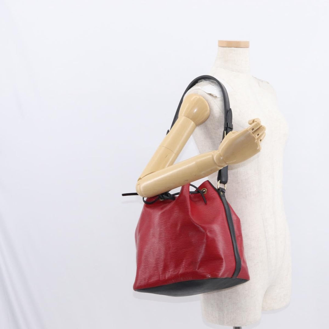 Louis Vuitton Bicolor Petit Noe Handbag Epi Leather