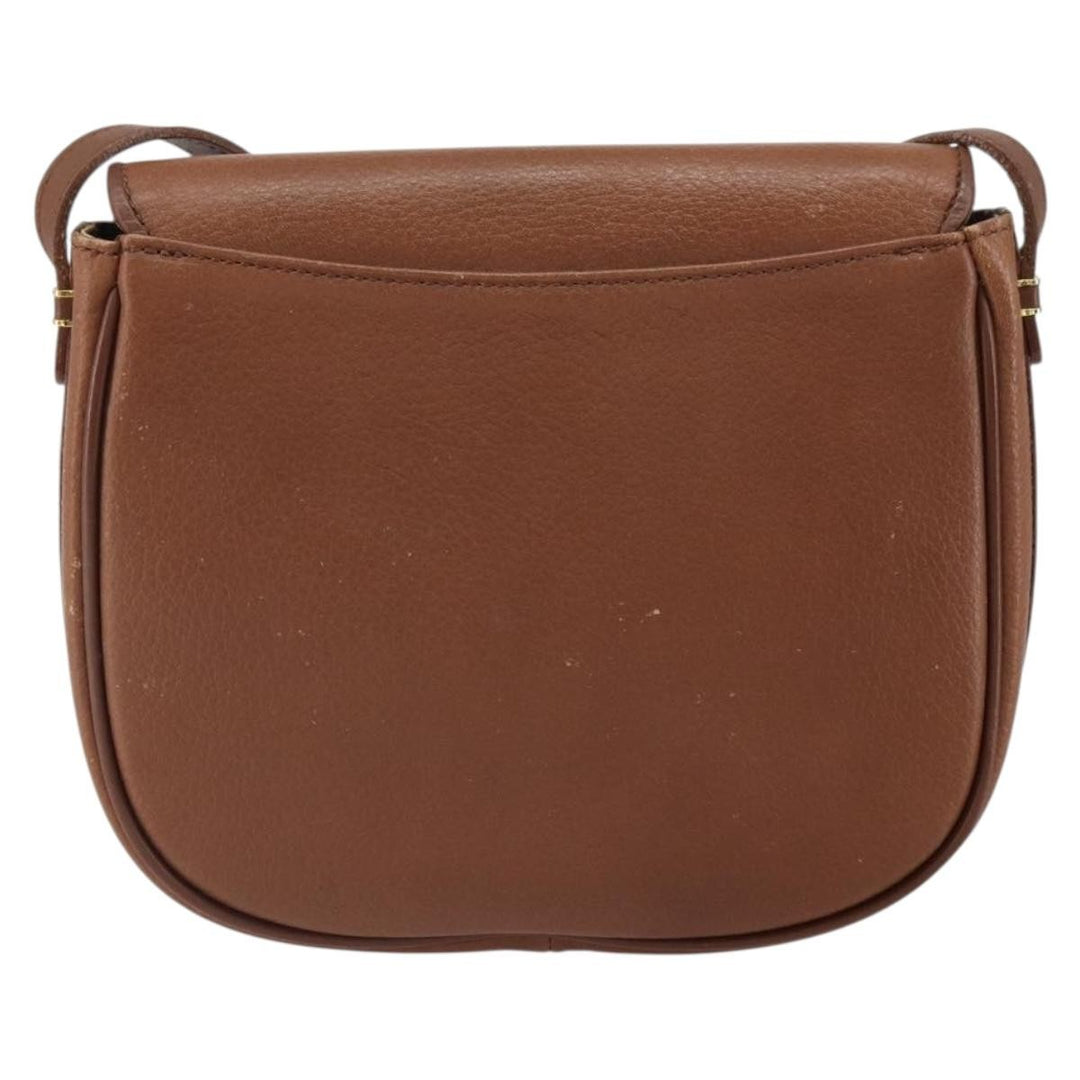 Burberry Vintage Flap Crossbody Bag Leather