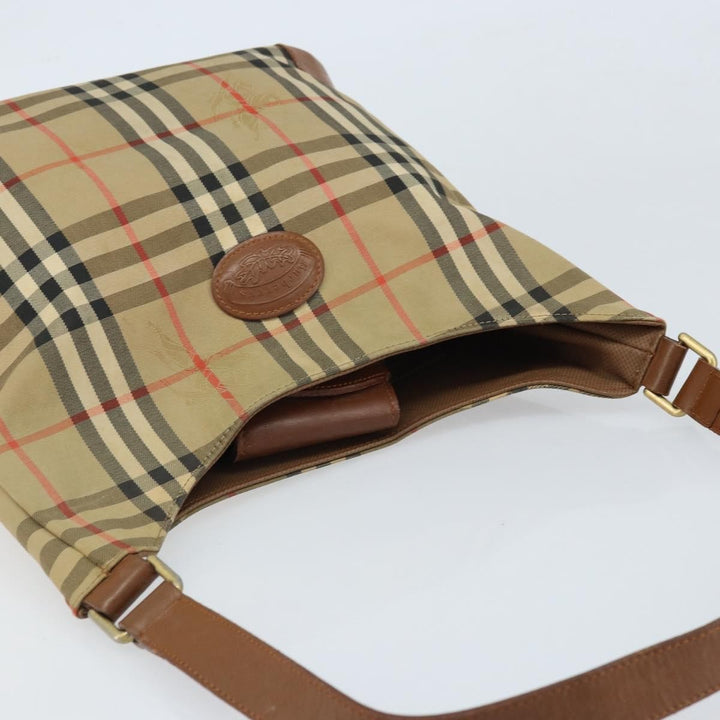 Burberry Nova check Shoulder bag Canvas and Leather