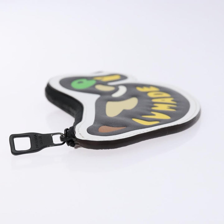 Louis Vuitton Nigo Duck Coin Holder Printed Leather and Limited Edition Giant Damier